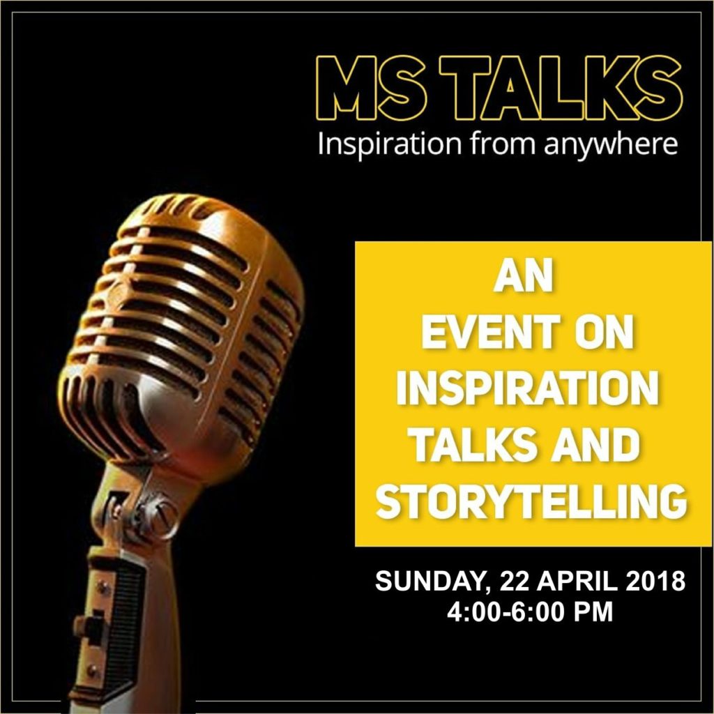 22APR18 Delhi MSTALKS Event - Real Inspiring Stories